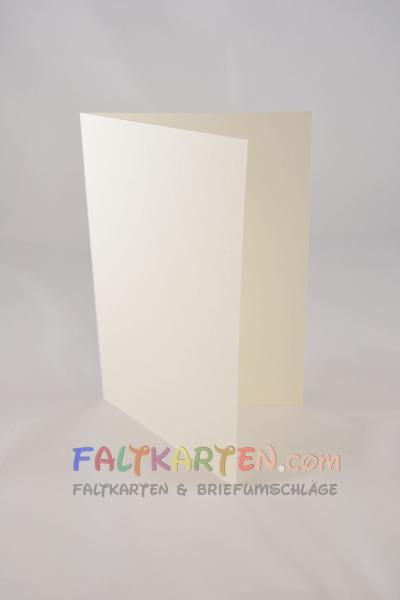 Doppelkarte - Faltkarte DIN A4 (29,7 x 21,0 cm) 240g/m² DIN A4 in elfenbein