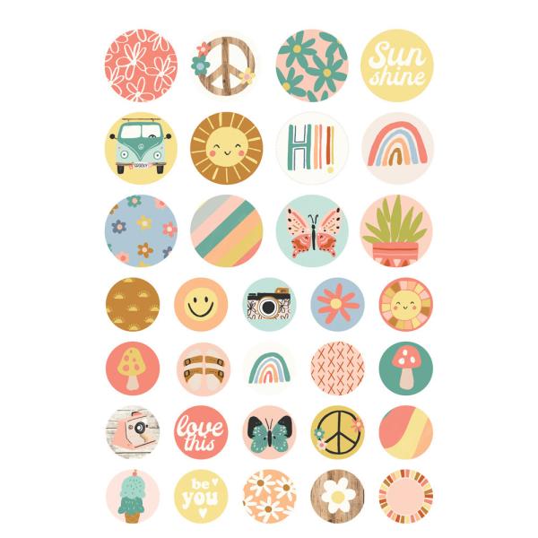 Simple Stories - Aufkleber "Boho Sunshine" Sticker Book