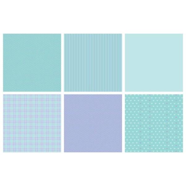 The Paper Boutique - Designpapier "Mint Drops" Perfect Partners 8x8 Inch