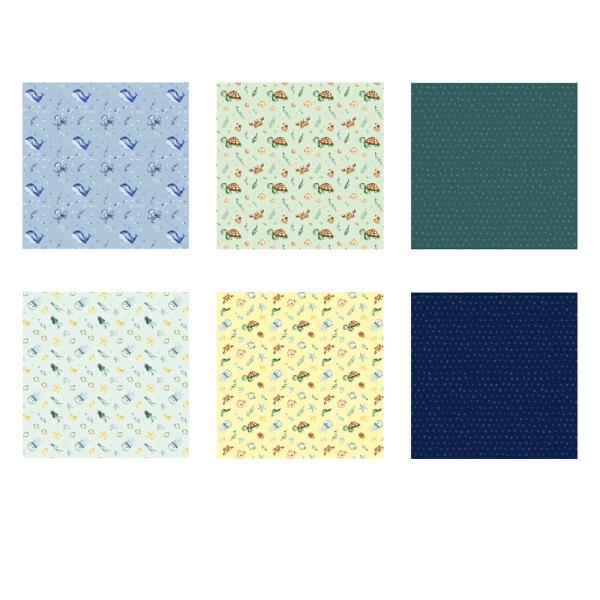The Paper Boutique - Designpapier "Ocean Bliss" Decorative Paper 8x8 Inch - 36 Bogen