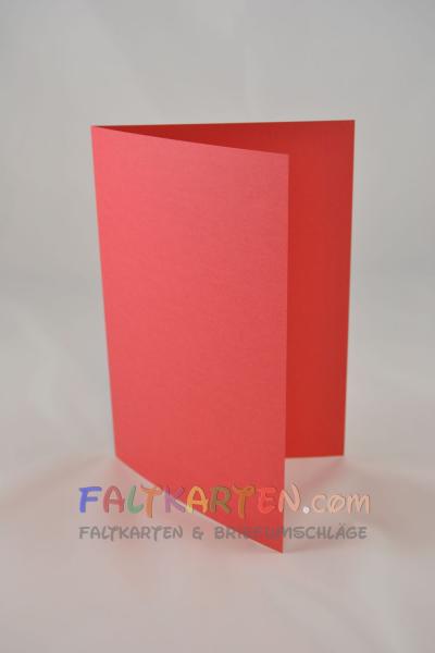 Doppelkarte - Faltkarte DIN A4 (29,7 x 21,0 cm) 240g/m² DIN A4 in rot