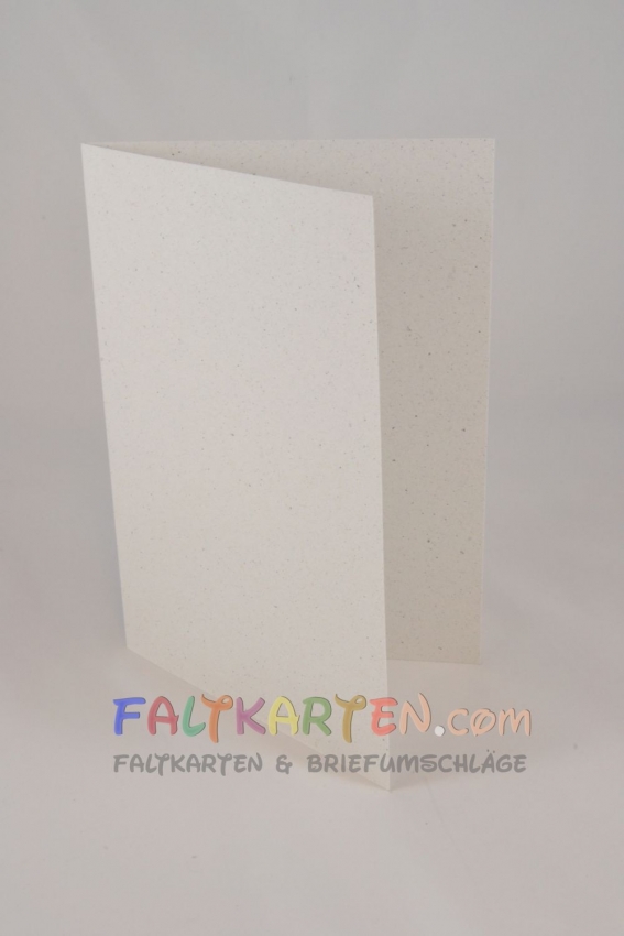 Doppelkarte - Faltkarte DIN A4 (29,7 x 21,0 cm) 240g/m² DIN A4 in kraft weiss