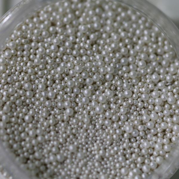 Dress My Craft - Perlen "Snow White" Flower Pearls 30g