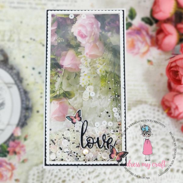 Dress My Craft - Designpapier "Wall of Roses" Paper Pack 12x12 Inch - 24 Bogen