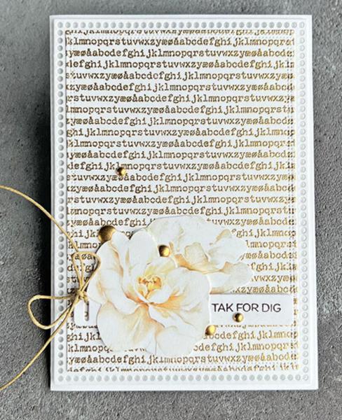 Simple and Basic - Stempel 9,2x13,5 cm "Alphabet Background" Clear Stamps