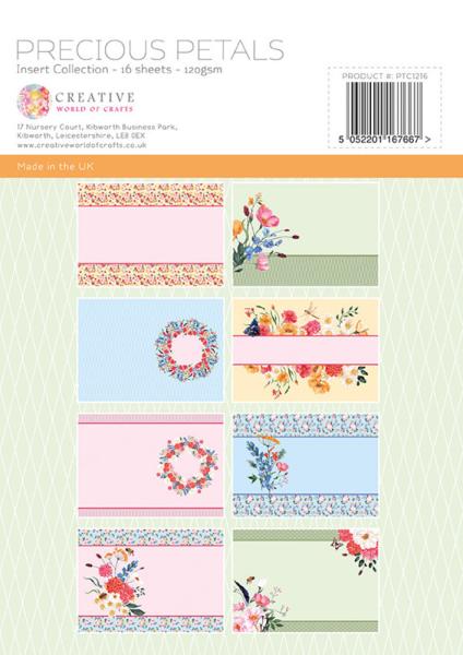 The Paper Tree - Insert Collection "Precious Petals" A4 Tonpapier