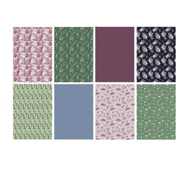 The Paper Tree - Designpapier "Precious Peonies" Paper Pack A4 - 16 Bogen