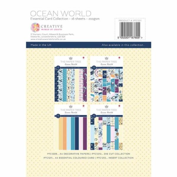 The Paper Tree - Card Collection "Ocean World" A4 Cardstock