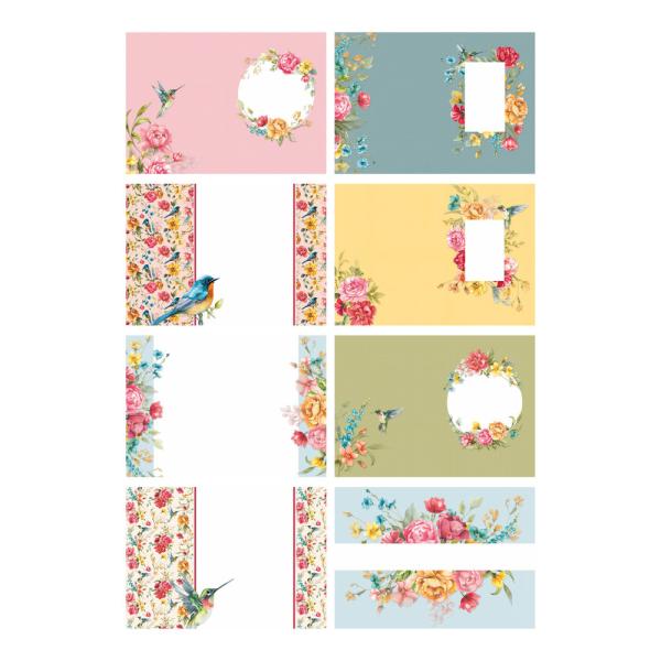 The Paper Tree - Insert Collection "Floral Blush" A4 Tonpapier