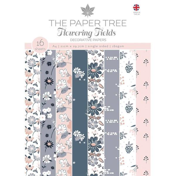 The Paper Tree - Designpapier "Flowering Fields" Paper Pack A4 - 16 Bogen