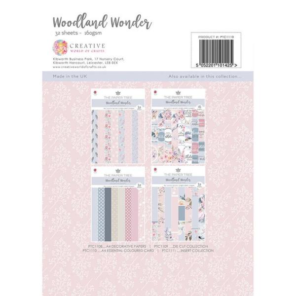 The Paper Tree - Card Collection "Woodland Wonder" A4 DesignPapier