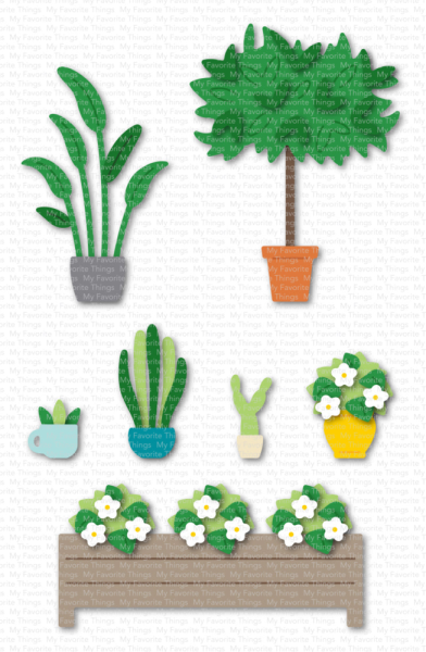 My Favorite Things - Stanzschablone "Patio Plants" Die-namics