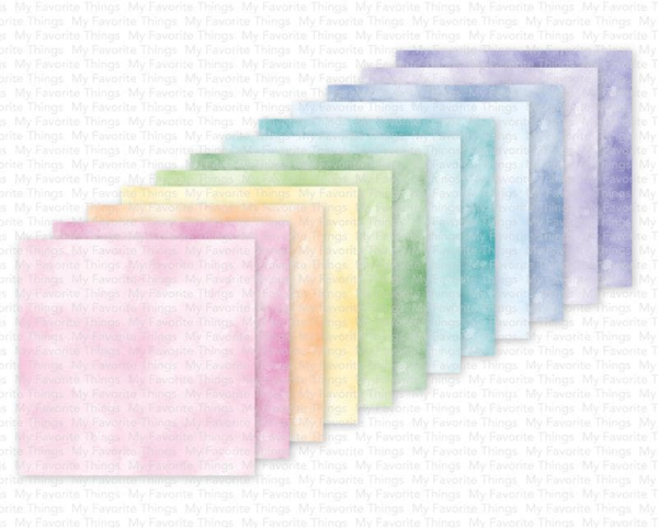 My Favorite Things - Designpapier "Watercolor Wash" Paper Pad 6x6 Inch - 24 Bogen