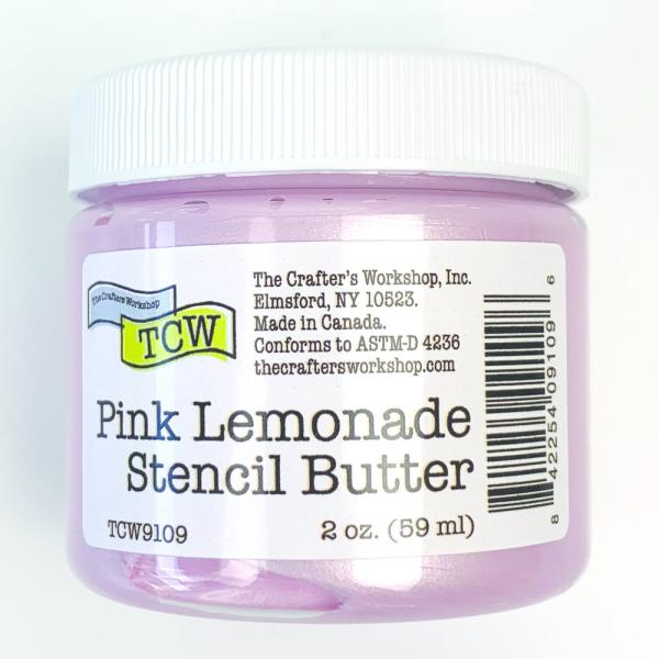 The Crafters Workshop - Modellierpaste "Pink Lemonade" Stencil Butter
