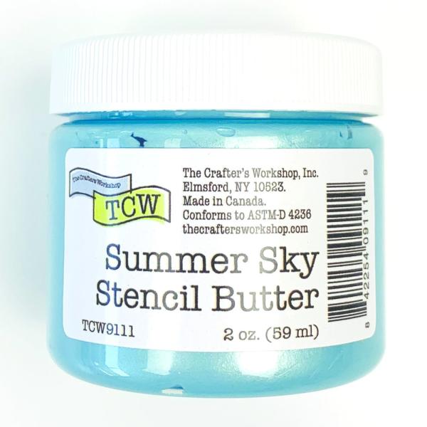 The Crafters Workshop - Modellierpaste "Summer Sky" Stencil Butter
