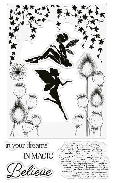 Crafters Companion - Stempelset "Fairy Glade" Clear Stamps