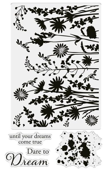 Crafters Companion - Stempelset "Wildflower Meadow" Clear Stamps