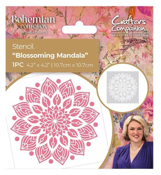 Crafters Companion - Schablone "Bohemian Collection" Stencil