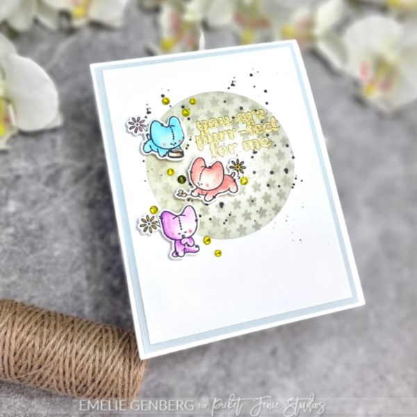 Picket Fence Studios - Stempelset "Purr-fect for Me " Clear stamps