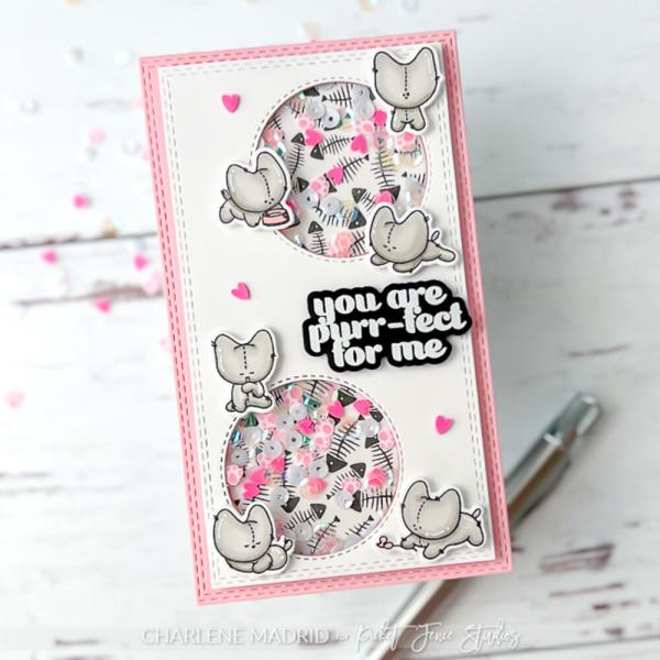 Picket Fence Studios - Stempelset "Purr-fect for Me " Clear stamps
