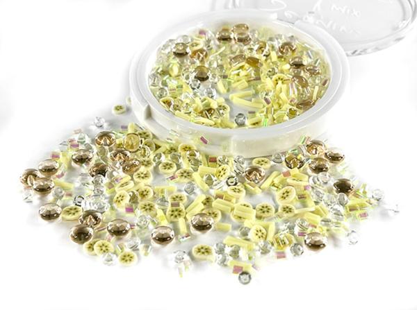 Picket Fence Studios - Pailletten - Streuteile "Banana Daquiri" Sequin Mix