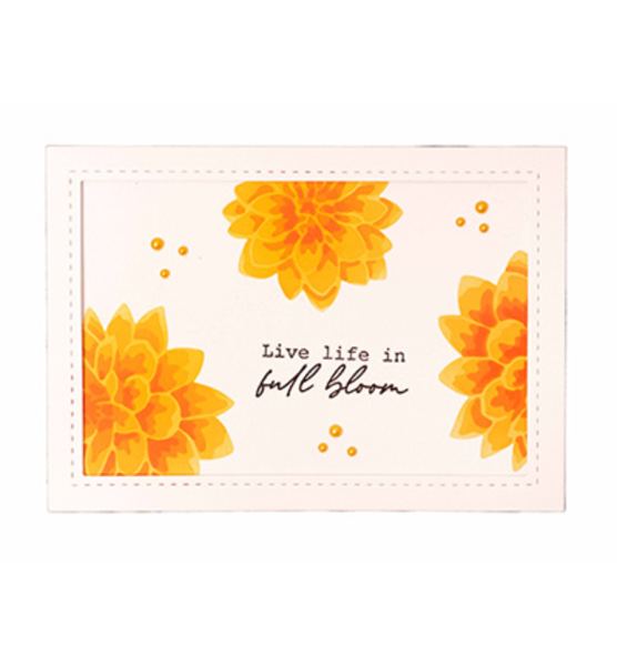 Studio Light - Schablone "Dahlia Flowers" Stencil  