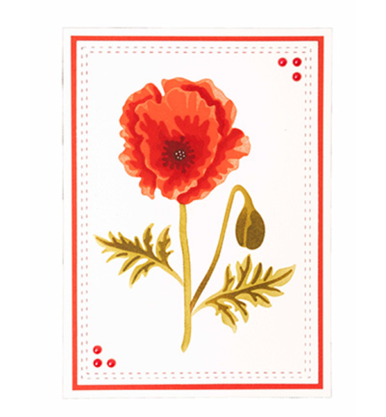 Studio Light - Schablone "Poppy Flowers" Stencil  