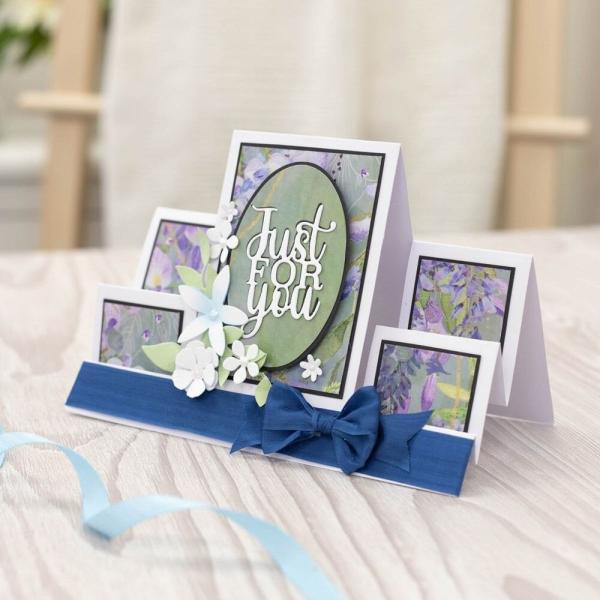 Crafters Companion - vorgestanzte Kartenrohlinge "Double Stepper Card" Die-Cut Card Bases & Envelopes