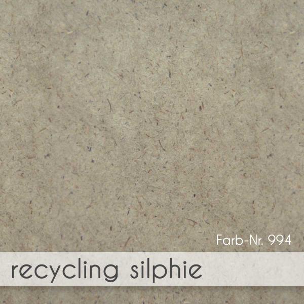Trippelkarte - Leporello 250g/m² DIN A6 3-Fach in recycling silphie