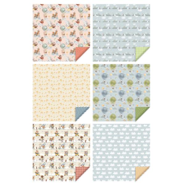 The Paper Boutique - Designpapier "Fun Time Adventures" Decorative Paper 8x8 Inch - 36 Bogen