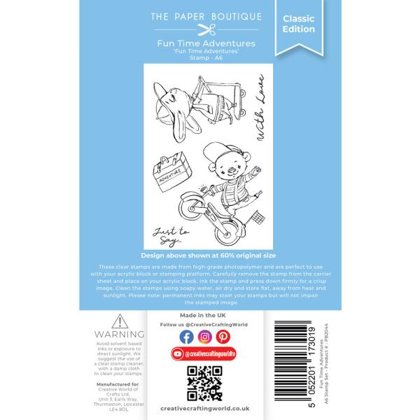 The Paper Boutique - Stempelset "Adventure Awaits" Clear Stamps