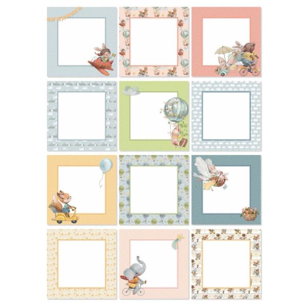 The Paper Boutique - Rahmen & Einlegeblock "Fun Time Adventures" Frames & Insert Pad 6x6 Inch - 24 Bogen