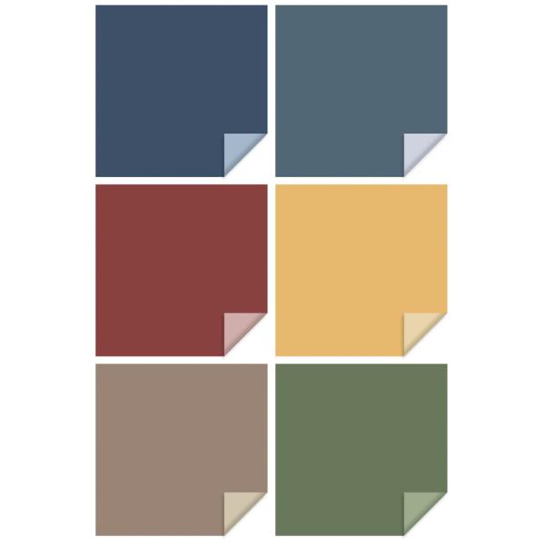 The Paper Boutique - Cardstock "Blooms of Elegance " Coloured Paper 8x8 Inch - 24 Bogen