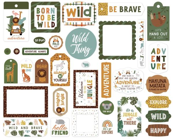 Echo Park - Stanzteile & Anhänger "Little Explorer" Frames & Tags 