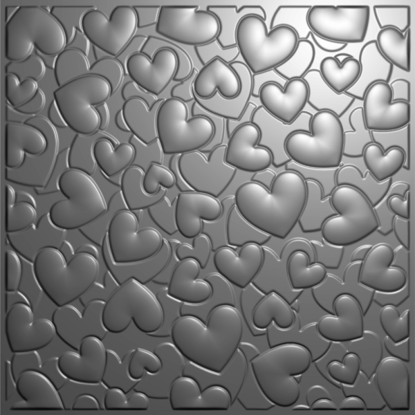 Creative Expressions - 3D Embossingfolder 8x8 Inch "Heart To Heart" Prägefolder Design by Sue Wilson