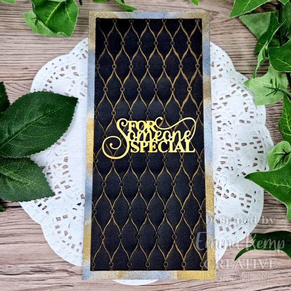 Creative Expressions - 3D Embossingfolder 8x8 Inch "Padded Quilt" Prägefolder Design by Sue Wilson