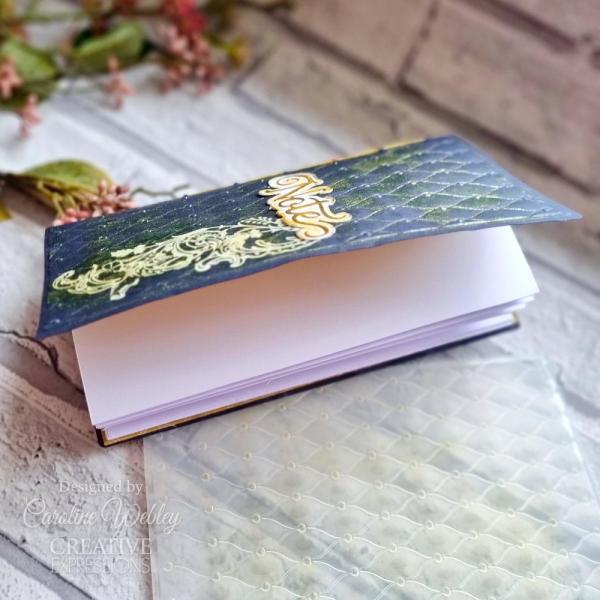Creative Expressions - 3D Embossingfolder 8x8 Inch "Padded Quilt" Prägefolder Design by Sue Wilson
