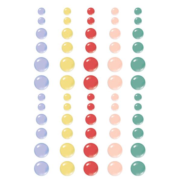 Simple Stories - Enamel Dots "The Little Things" 60 Stück 
