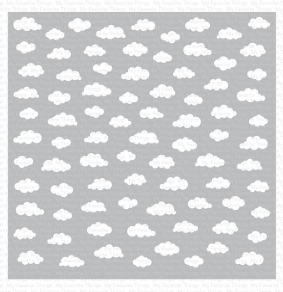 My Favorite Things - Schablone 6x6 Inch "Tiny Clouds" Stencil