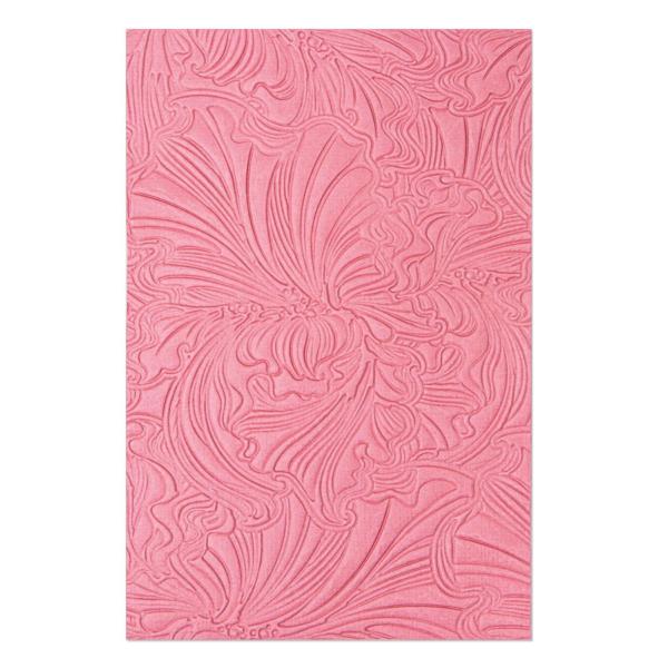 Sizzix - 3D Prägefolder "Anstrakte Blumen" Embossing Folder
