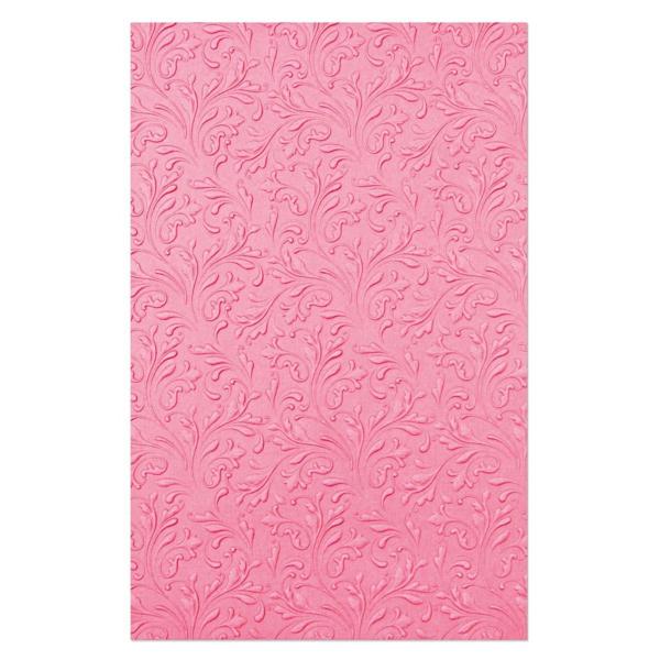 Sizzix - 3D Prägefolder "Floral Scrolls" Embossing Folder
