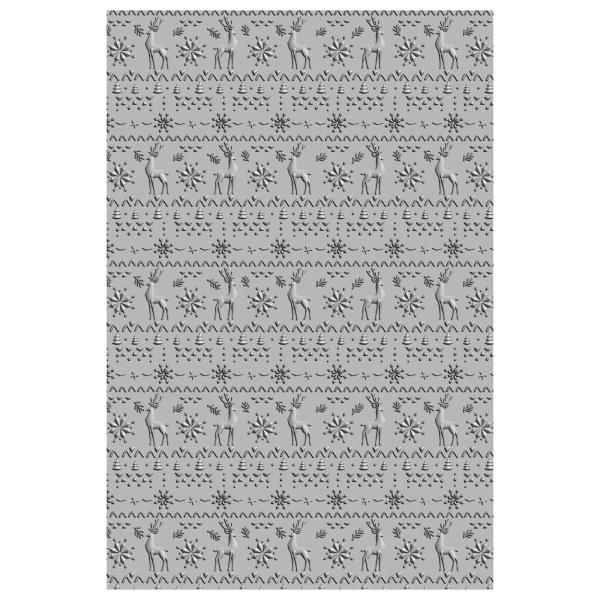 Sizzix - 3D Prägefolder "Winter Sweater" Embossing Folder Design by Kath Breen