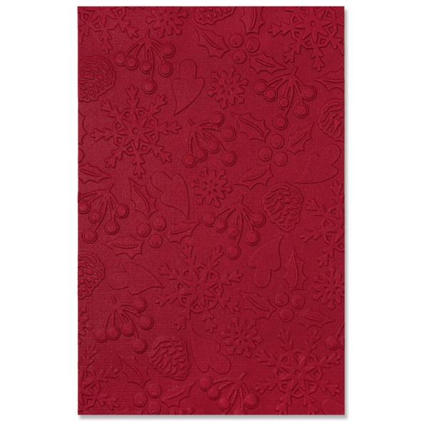 Sizzix - 3D Prägefolder "Winter Pattern" Embossing Folder Design by Jennifer Ogborn
