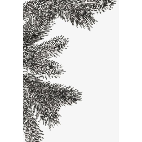 Sizzix - 3D Prägefolder "Pine Branches" Embossing Folder Design by Tim Holtz