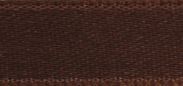Satinband, dunkelbraun, Breite 7mm - Länge 10m