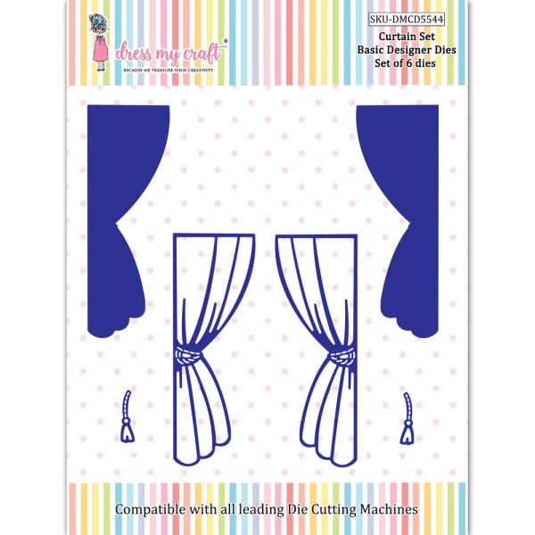 Dress My Craft - Stanzschablone "Curtain" Dies