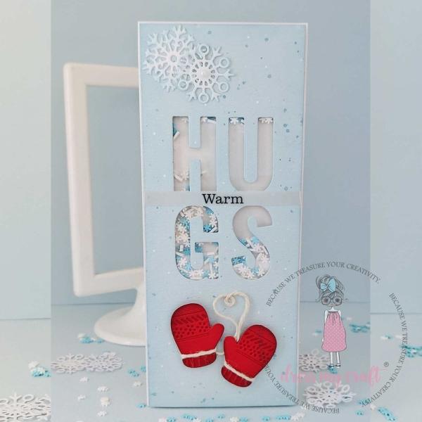 Dress My Craft - Stanzschablone "Christmas Gloves" Dies