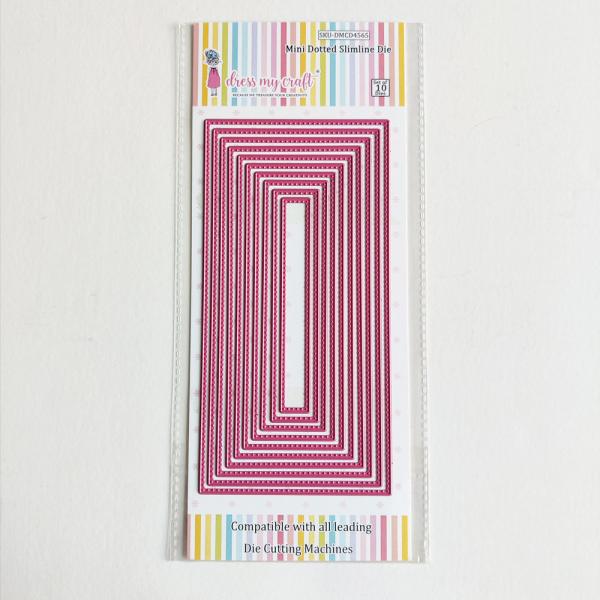 Dress My Craft - Stanzschablone "Dotted" Slimline Mini Dies