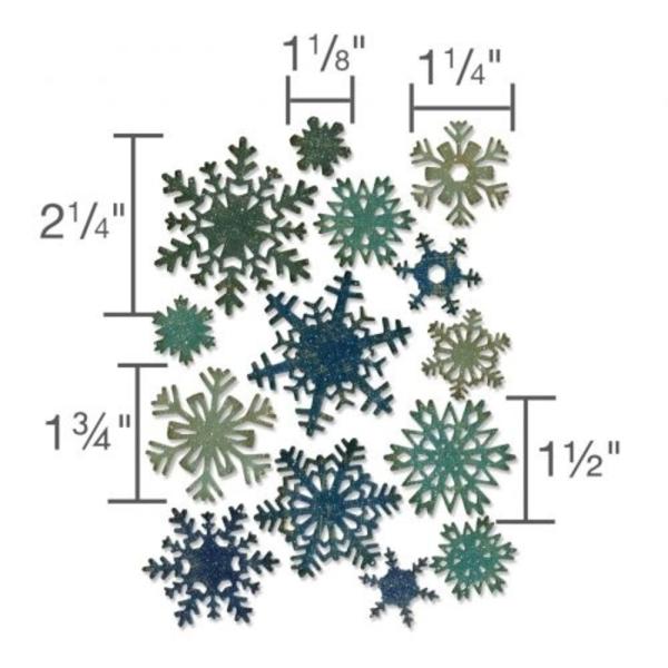 Sizzix - Stanzschablone "Paper Snowflakes Mini" Thinlits Craft Dies by Tim Holtz