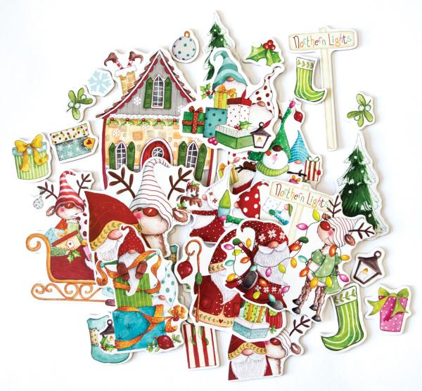Craft Consortium - Stanzteile "It's Snome Time 2" Chipboard Ephemera